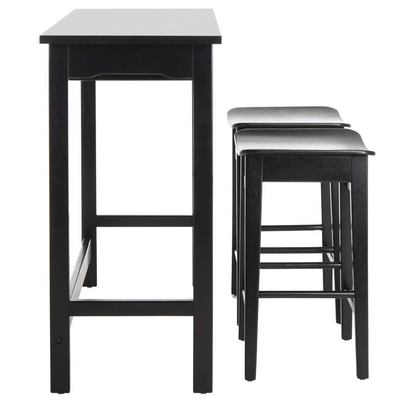 Ebern Designs Donegal 3 Piece Counter Height Dining Set Reviews Wayfair